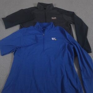 LOT OF 2 Under Armour Pullover Women 3XL Best Buy Geek Squad Qualifier Hybrid